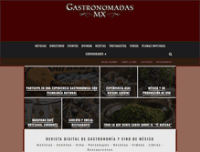 Tablet Screenshot of gastronomadasmx.com